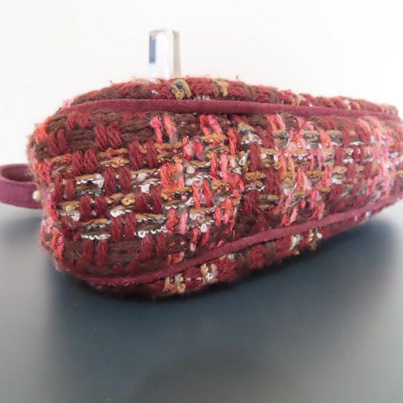 Vera Bradley Kisslock Annie Plaid Tartan Tweed Boucle Purse - Picture 7 of 10